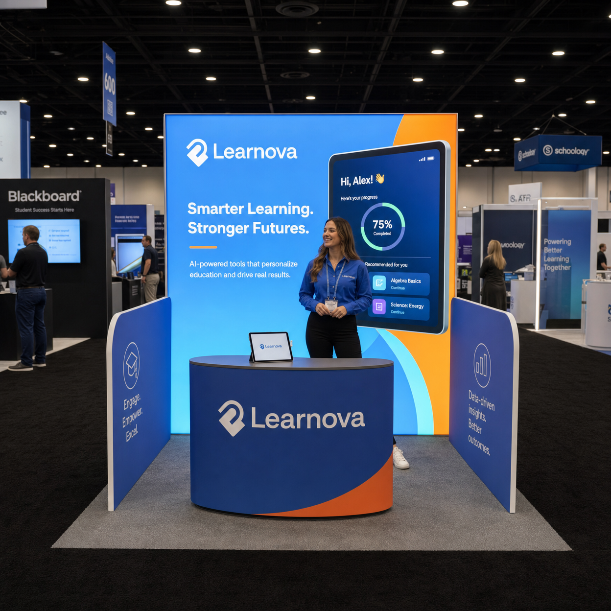 SXSW EDU 10x10 LED Video Wall Booth – Education Tech - LED exhibit thumbnail