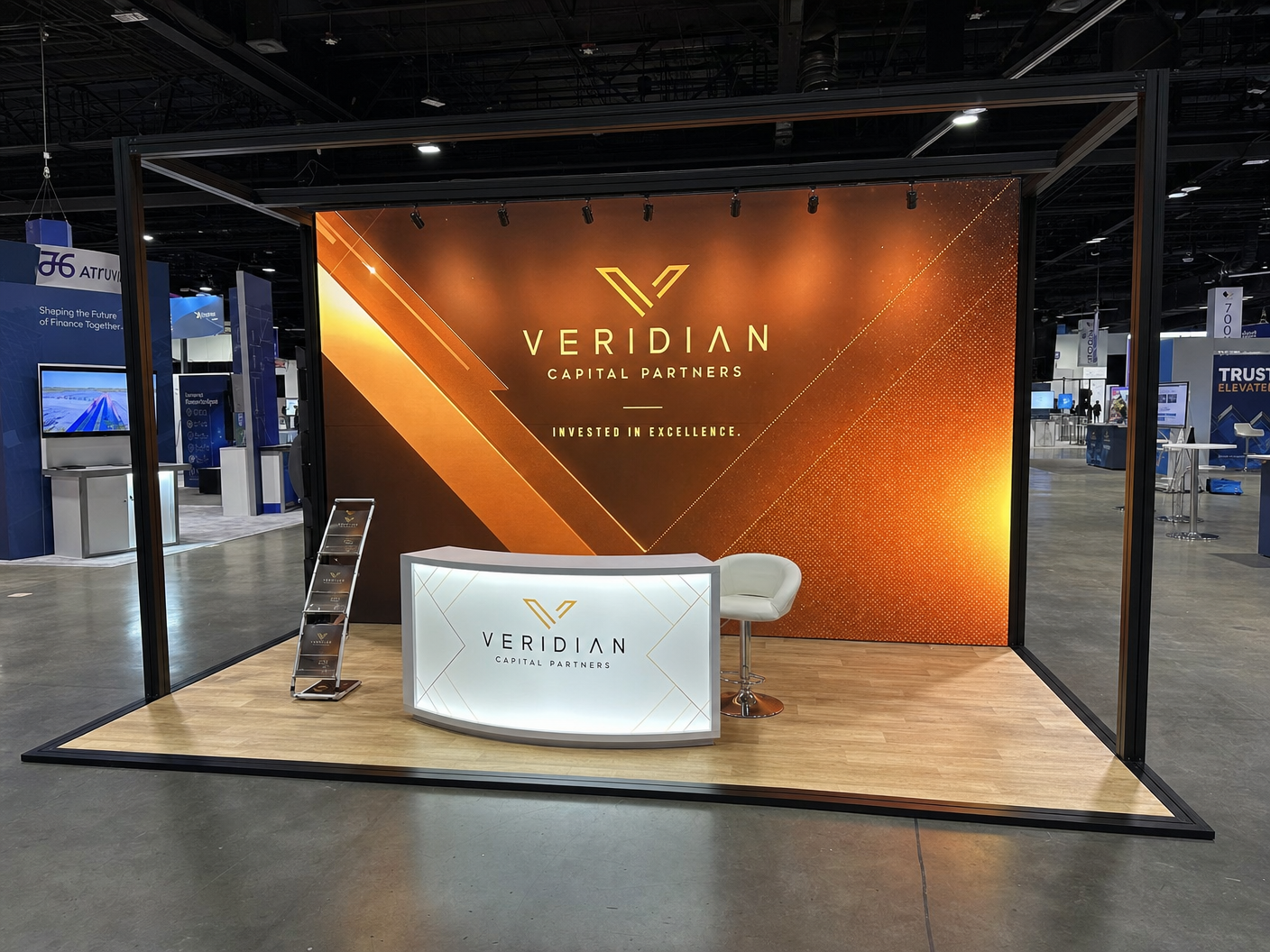 10x10 LED Exhibit for Detroit Auto Show in Austin - LED exhibit thumbnail