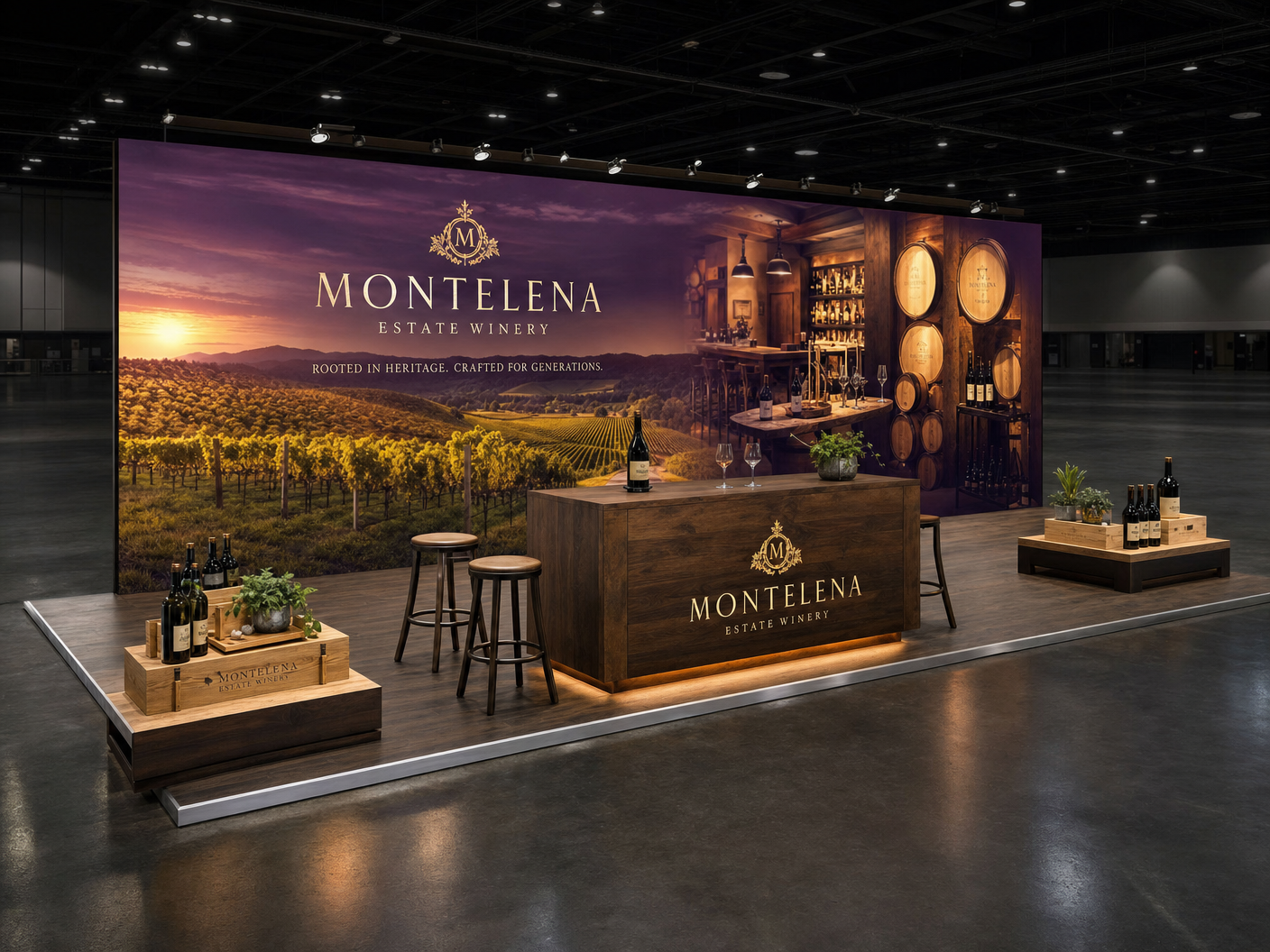 10x20 LED Exhibit Rental for SHOT Show Atlanta - LED exhibit thumbnail
