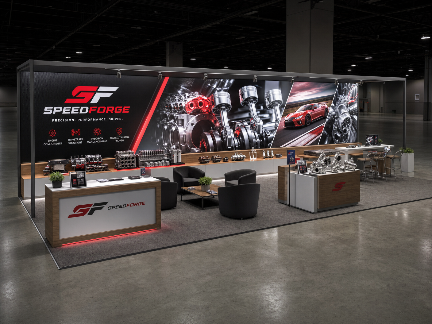 10x30 LED Exhibit for InfoComm in Las Vegas - LED booth thumbnail