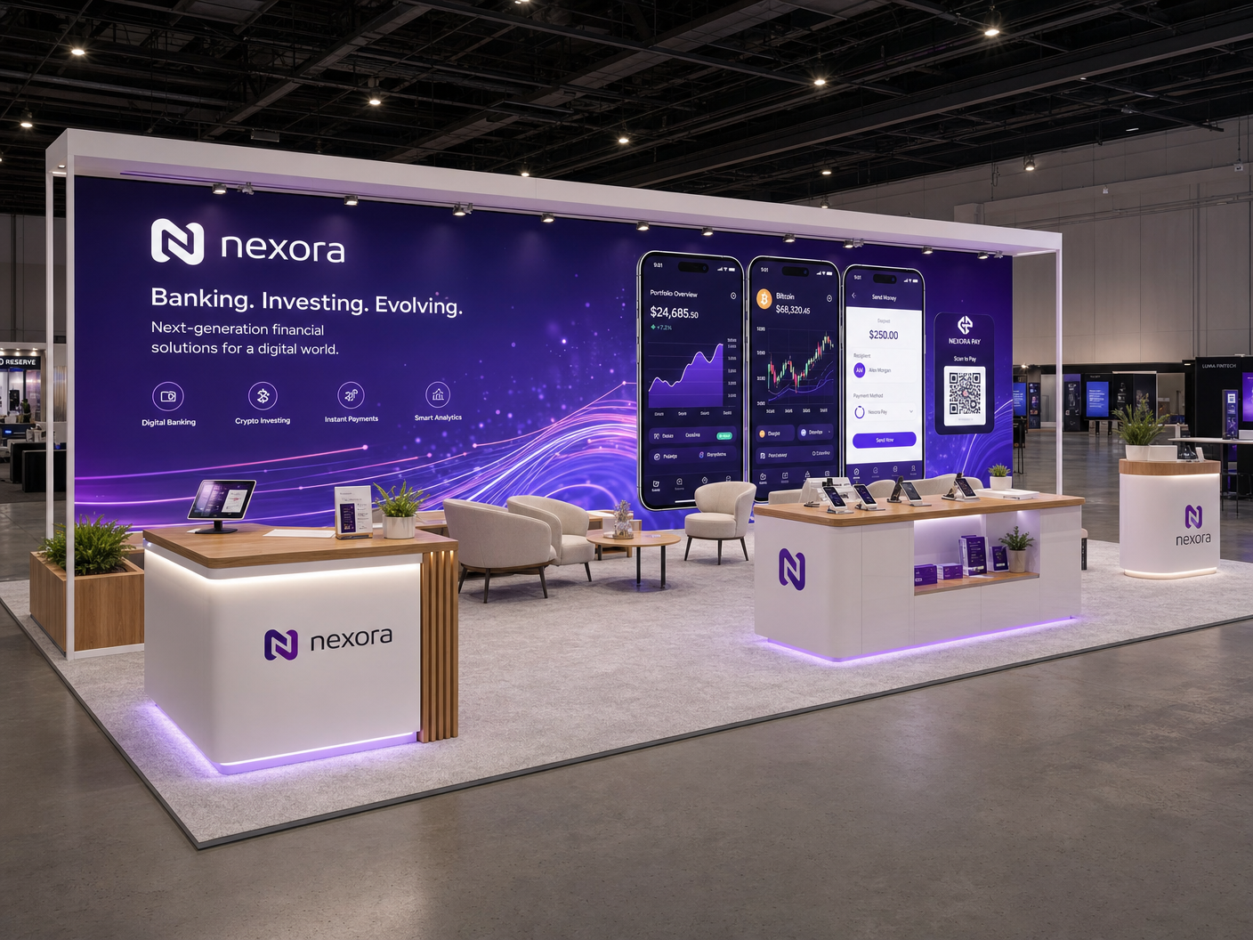 10x20 LED Exhibit for InfoComm in Orlando - LED exhibit thumbnail