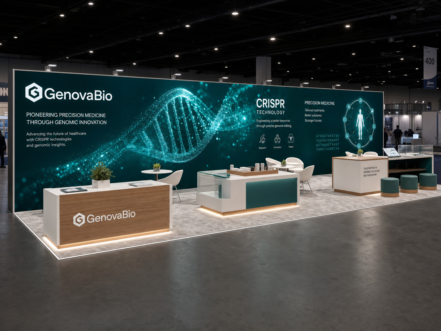 10x30 LED Exhibit Rental for AAPEX New York - LED exhibit thumbnail