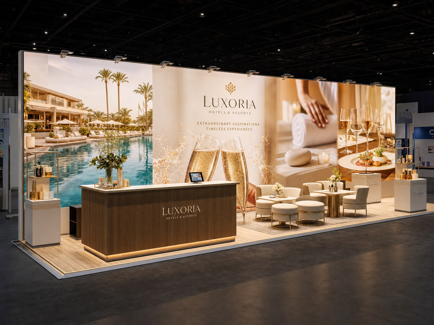10x30 LED Trade Show Exhibit for MEDICA in Denver - LED exhibit thumbnail