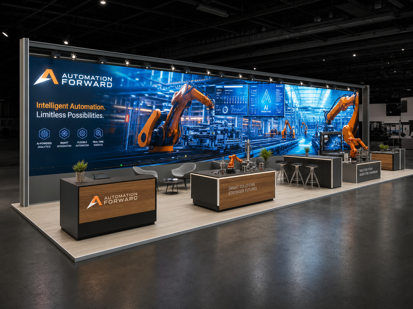 10x30 LED Trade Show Exhibit for JCK in Austin - LED exhibit thumbnail