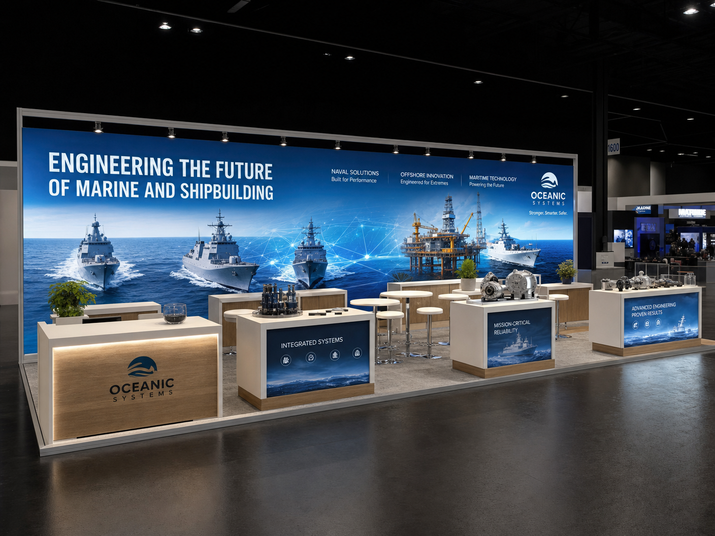 10x30 LED Exhibit Rental for RSNA Houston - LED exhibit thumbnail