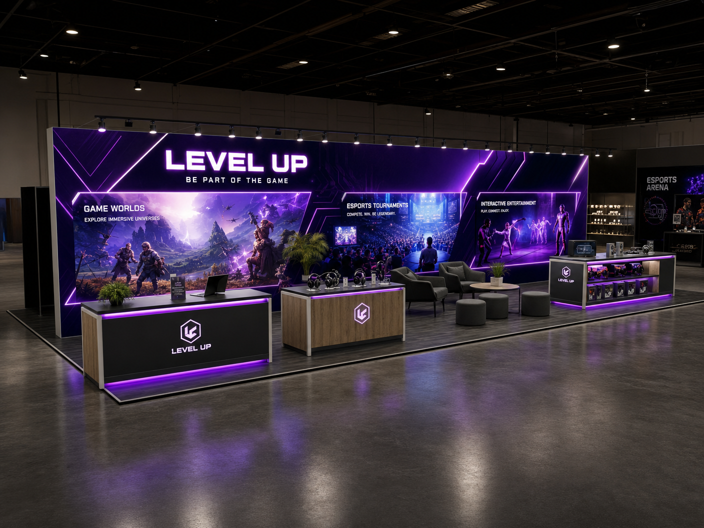10x30 LED Exhibit Rental for SMM Boston - LED exhibit thumbnail