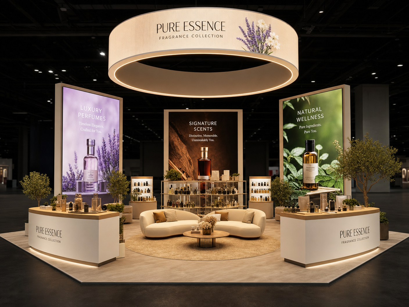Cloud Computing Conference 20x20 LED Exhibit – Technology Companies - LED trade show exhibit rental
