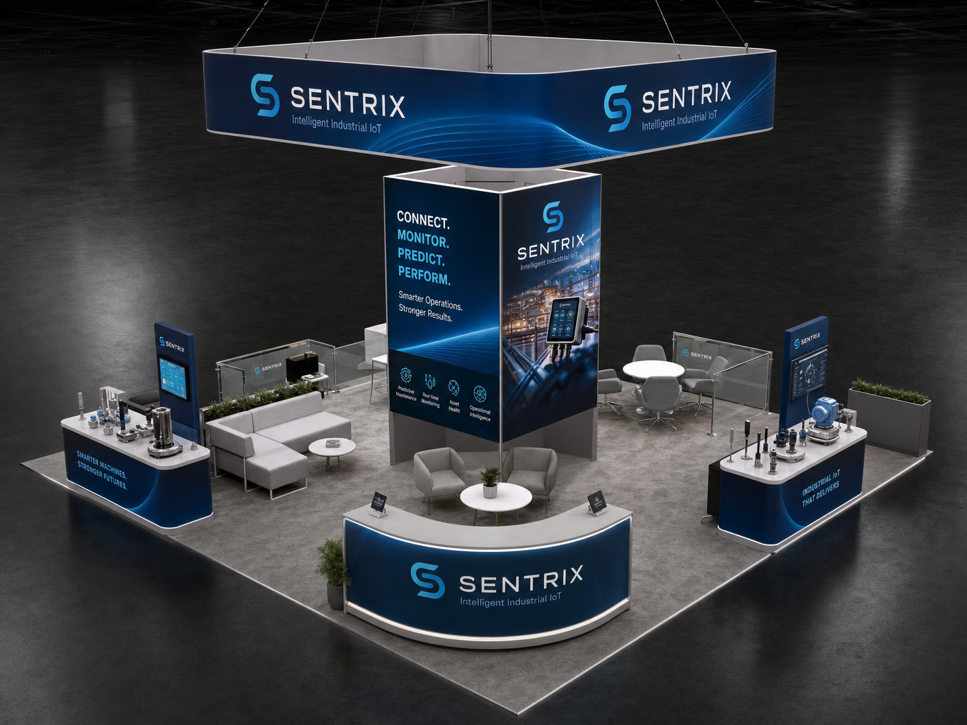 RSNA 20x20 LED Booth Rental – Healthcare Brands - LED exhibit thumbnail