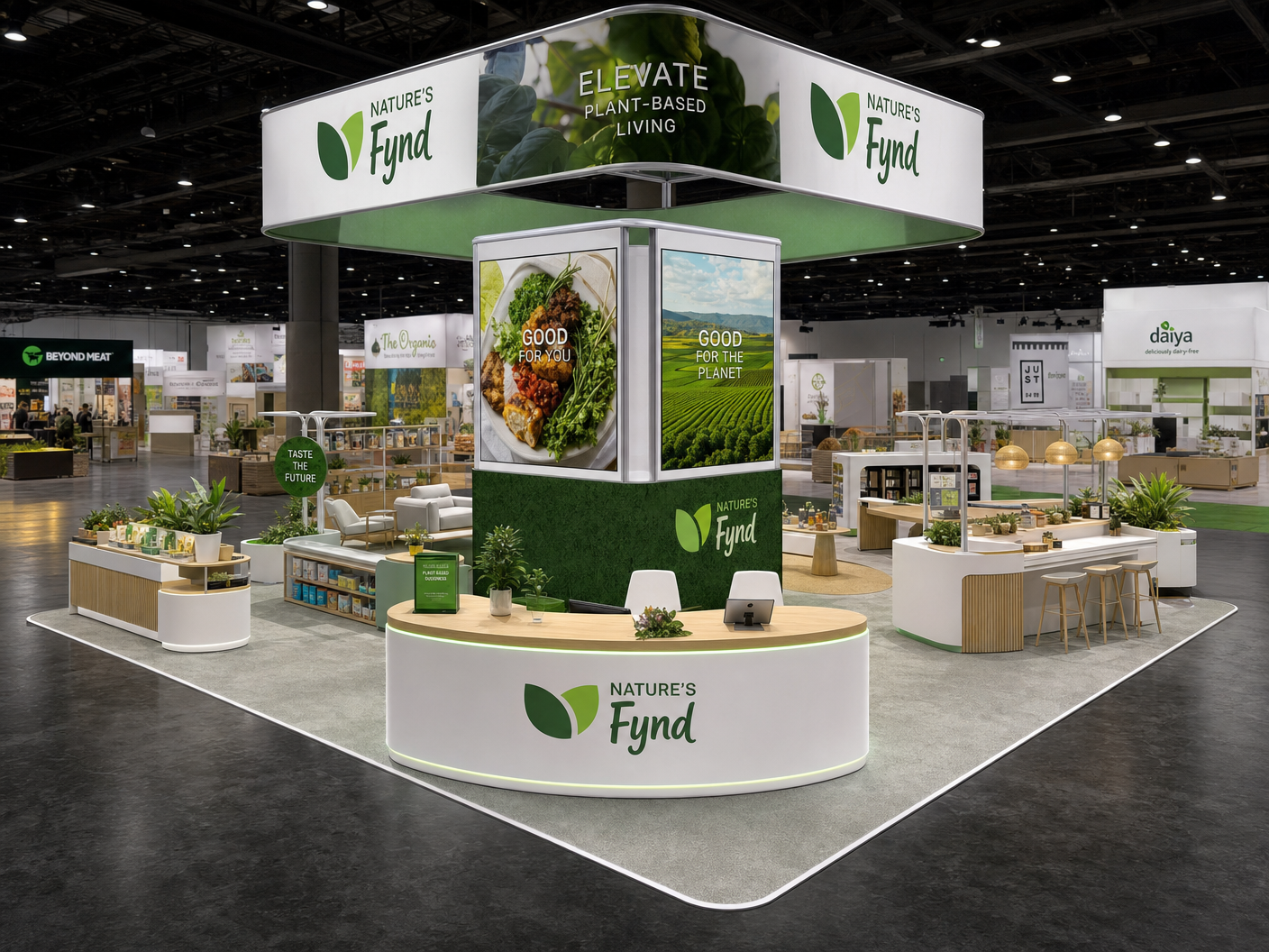 40x40 LED Trade Show Exhibit for JCK in Miami - LED booth thumbnail