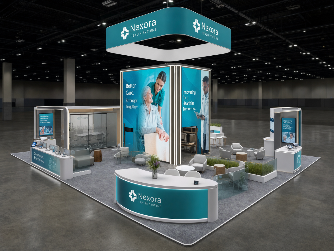 20x20 LED Trade Show Exhibit for InfoComm in San Francisco - LED exhibit thumbnail