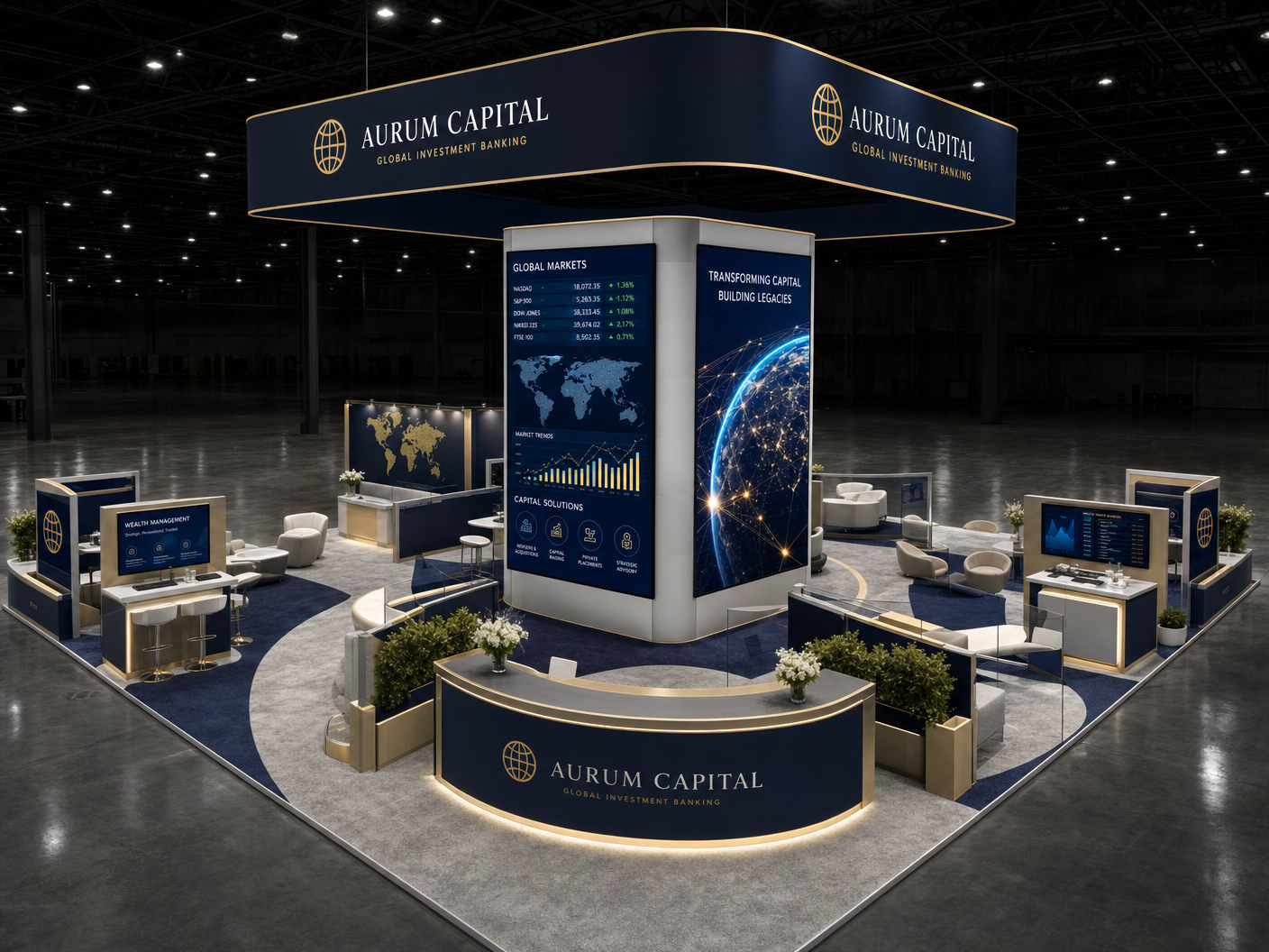 20x20 LED Trade Show Exhibit for Global Pet Expo in Orlando - LED exhibit thumbnail
