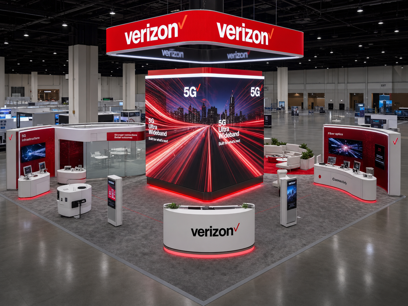 PGA Show 20x20 LED Video Wall Booth – Sports Companies - LED exhibit thumbnail