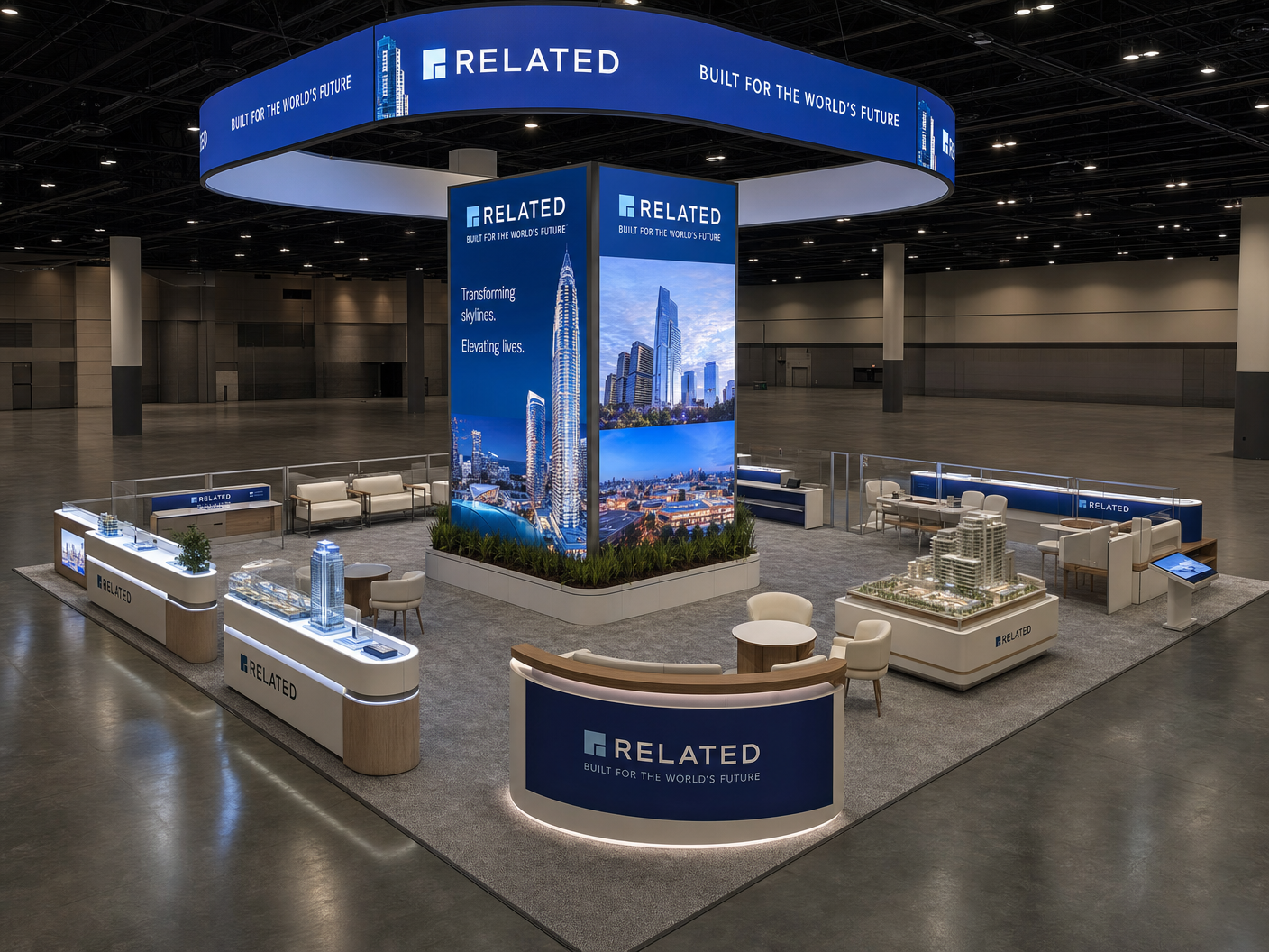 20x30 LED Display Booth for CES in Las Vegas - LED exhibit thumbnail