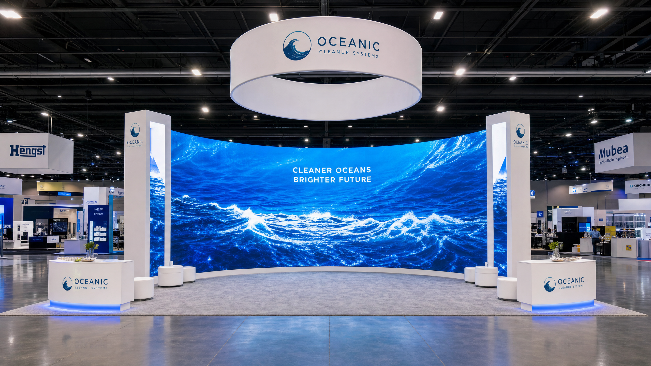 WEFTEC LED Wall Exhibit – 20x30 Environmental Tech - LED exhibit thumbnail