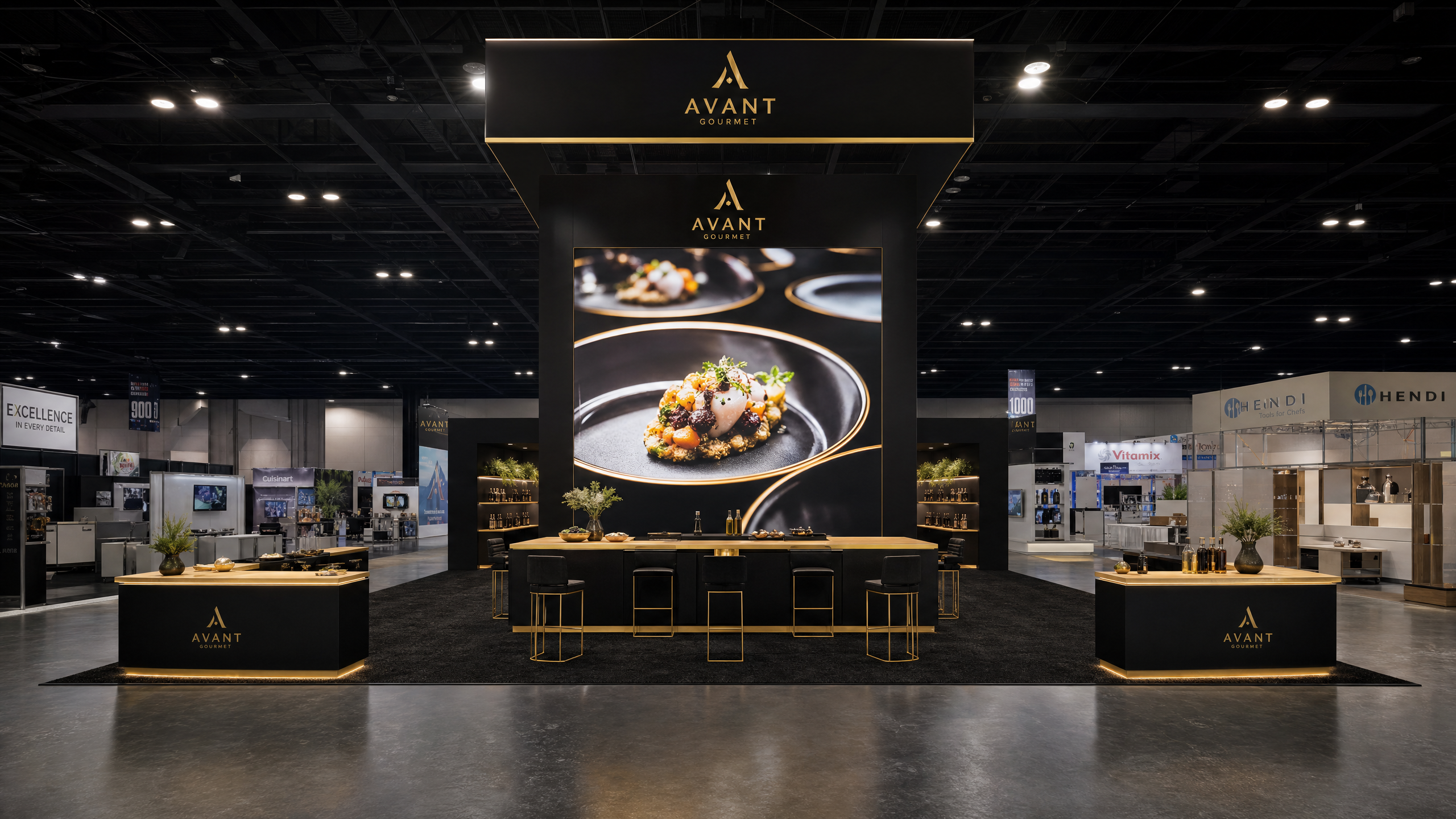CES 20x30 LED Panel Booth for Technology Companies - LED exhibit thumbnail