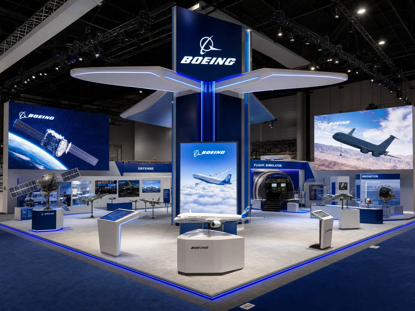 20x30 LED Trade Show Exhibit for InfoComm in Orlando - LED exhibit thumbnail