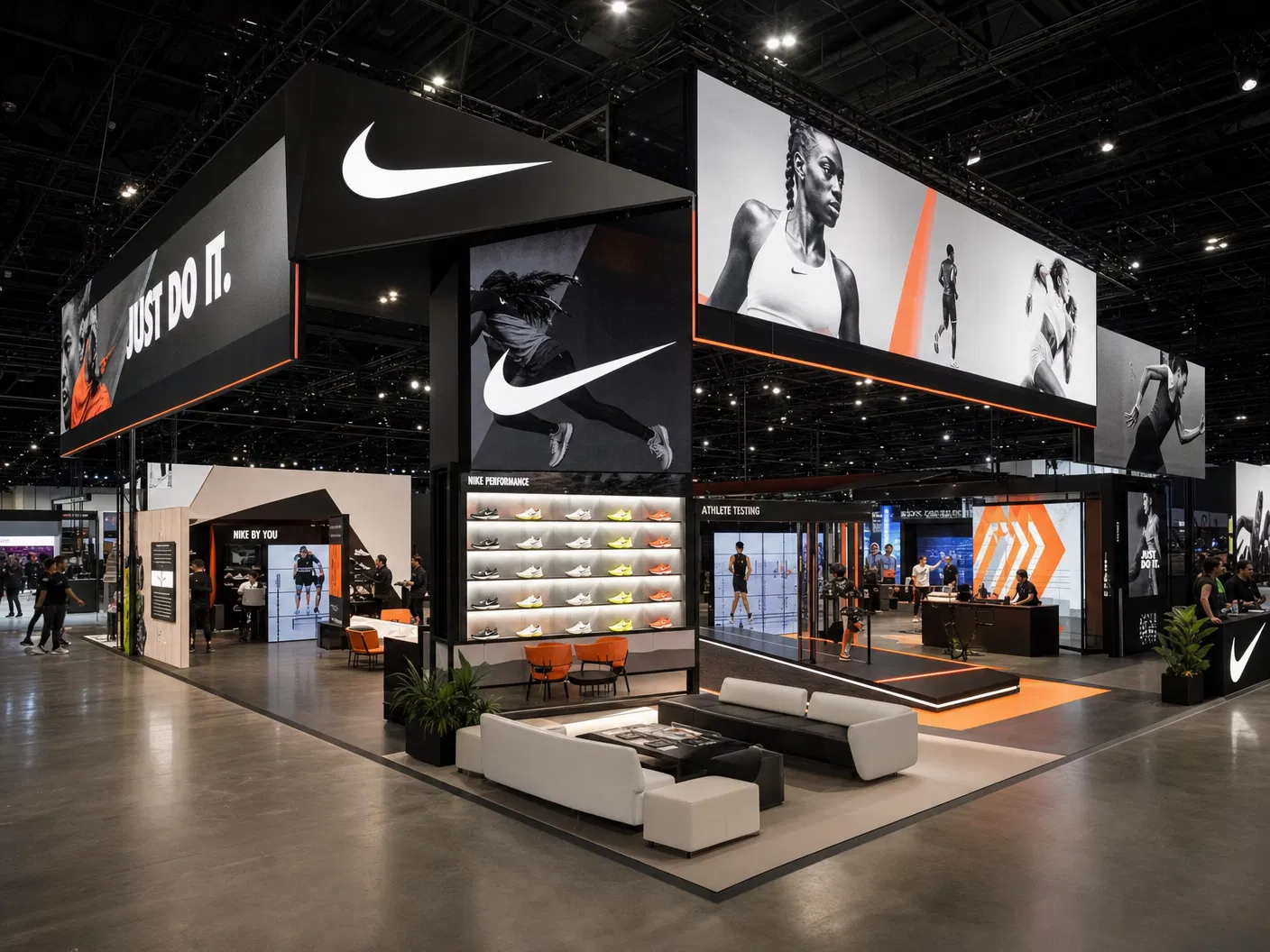 PGA Show 30x30 LED Trade Show Booth for Sports Brands - LED exhibit thumbnail