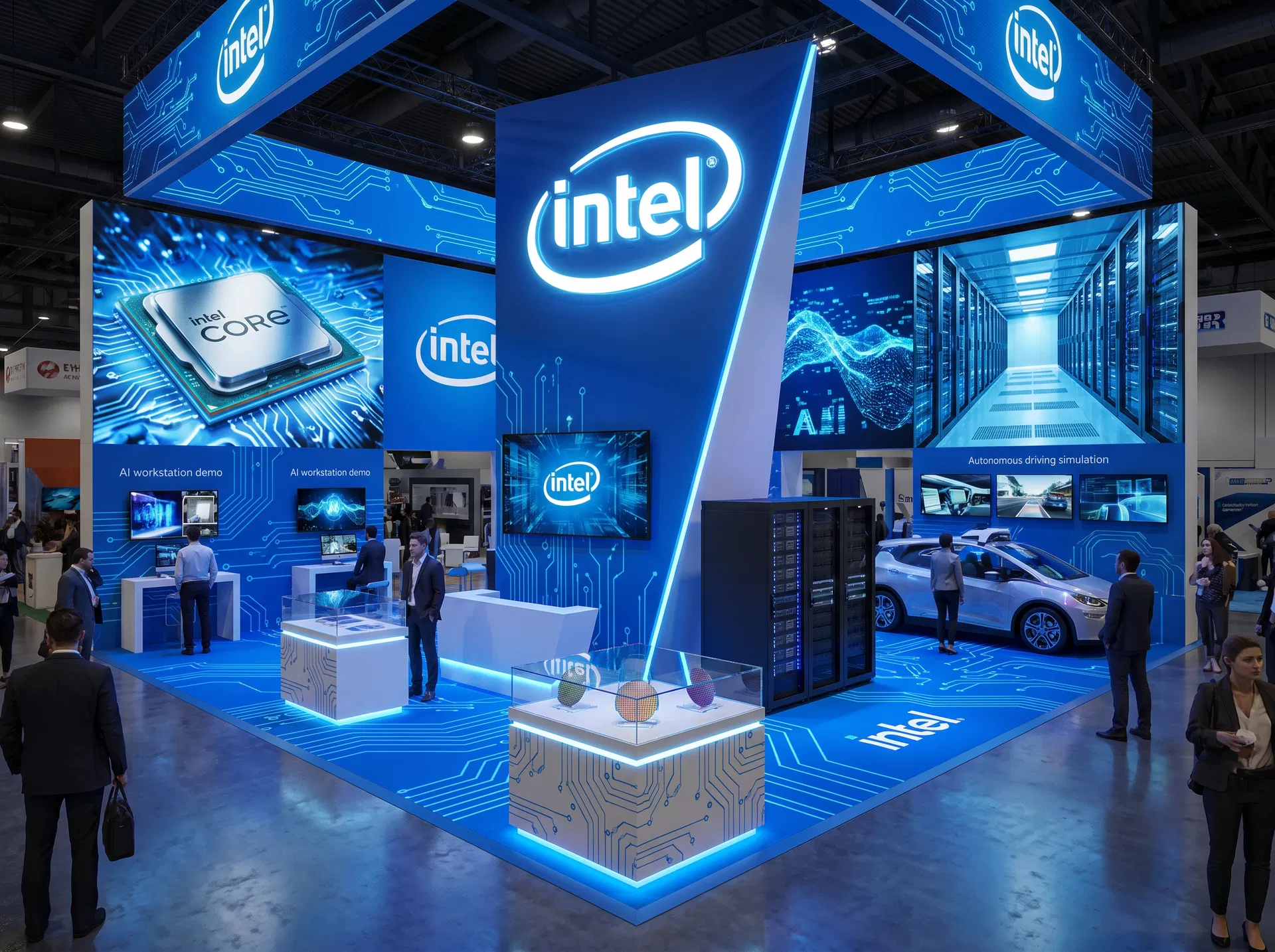 30x30 Dynamic LED Exhibit for NAB Technology Companies