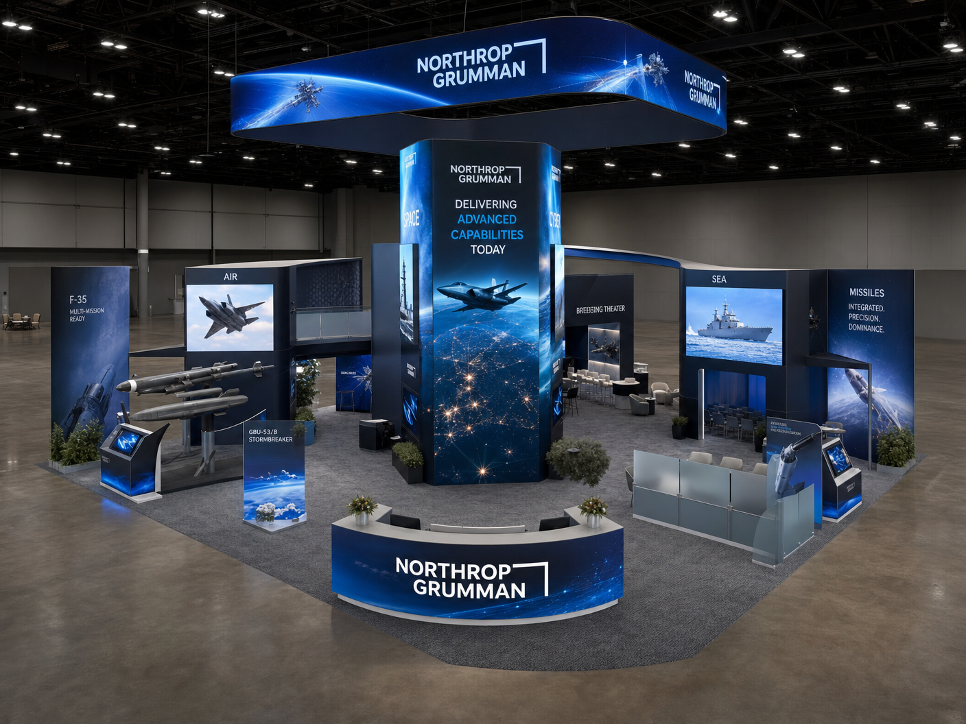 30x40 LED Display Booth for PACK EXPO in Chicago - LED booth thumbnail