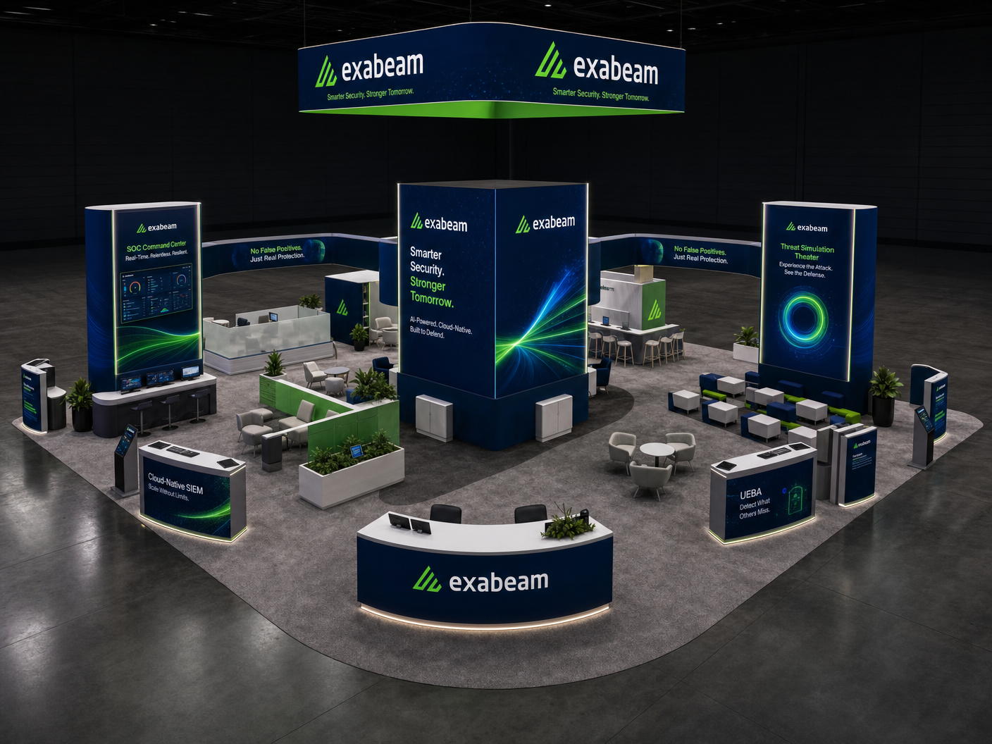 30x40 LED Exhibit Rental for AAPEX New York - LED exhibit thumbnail