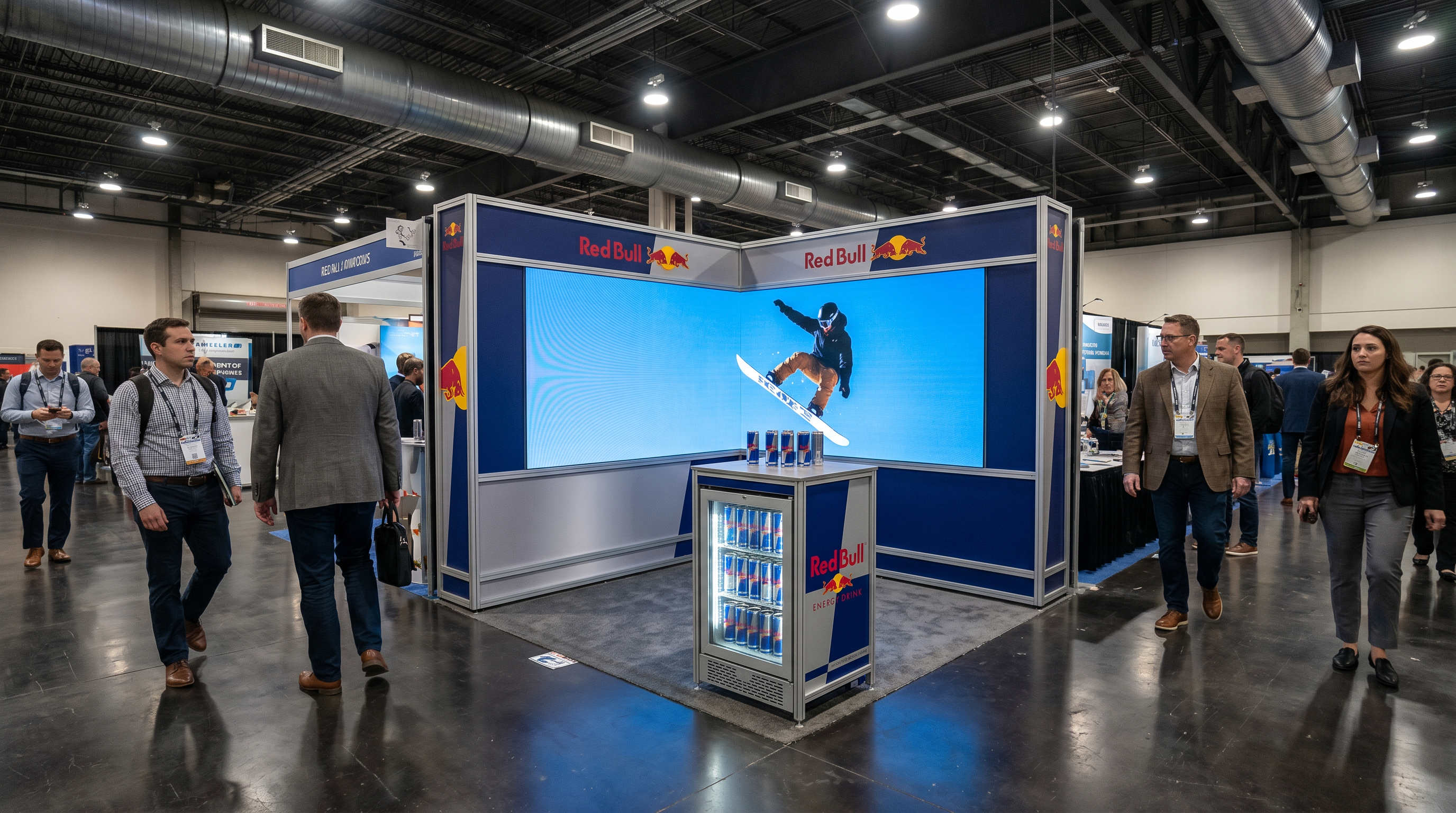 10x10 LED Exhibit Rental for NRA Show Dallas - LED exhibit thumbnail