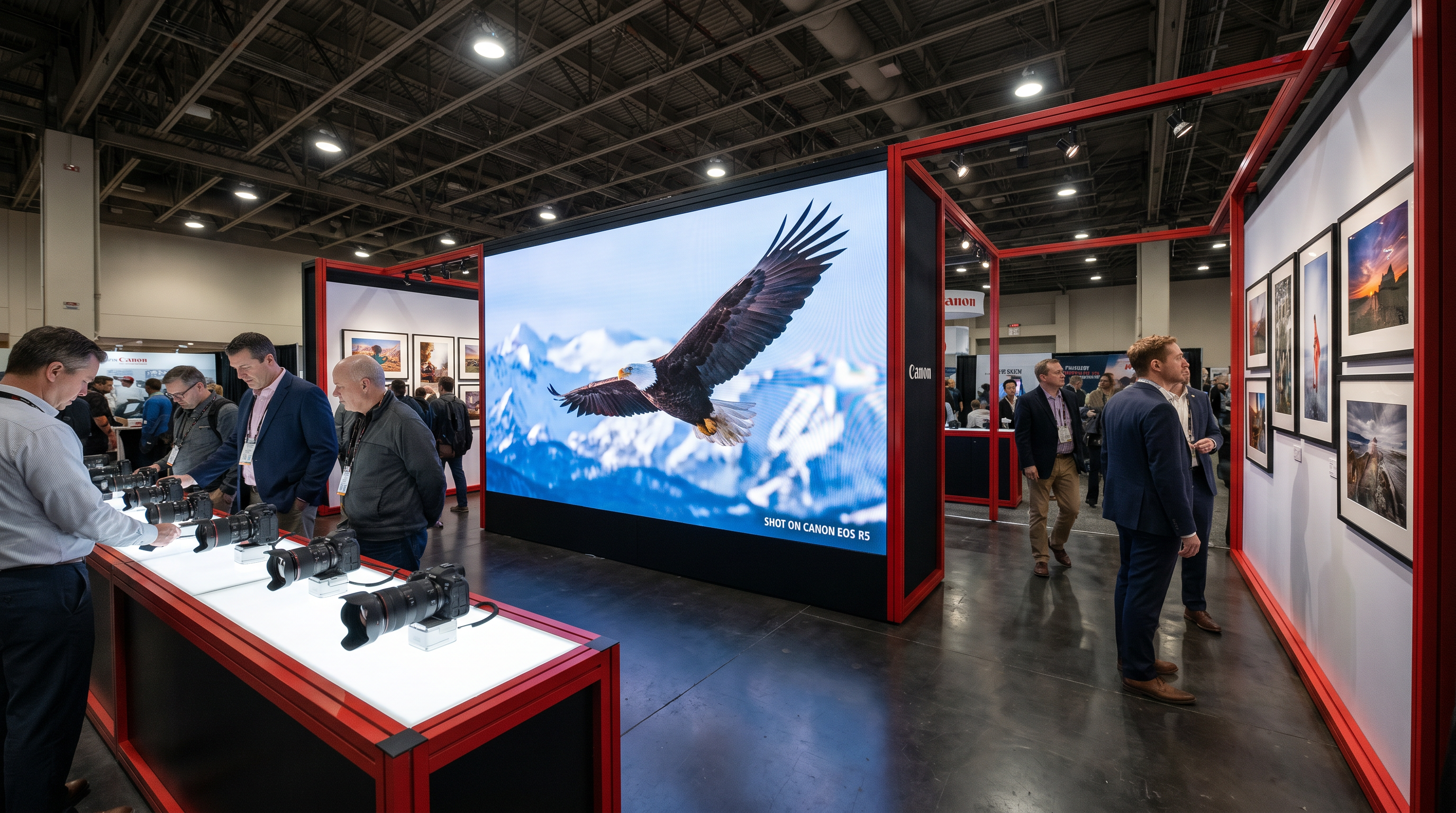 10x20 LED Panel Booth for ASD Market Week Technology Companies - LED exhibit thumbnail