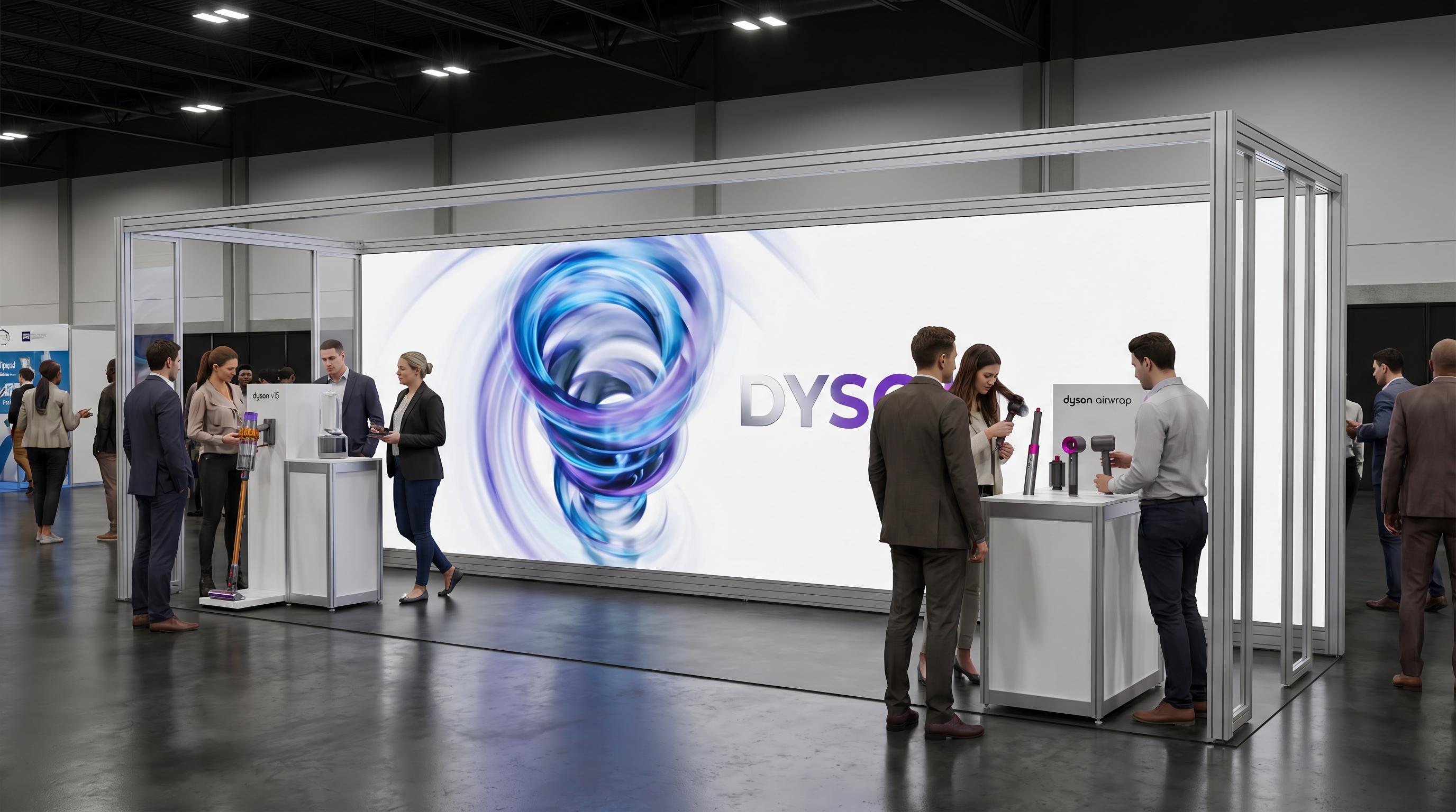 NBAA-BACE 10x20 Immersive LED Booth – Technology Companies - LED exhibit thumbnail