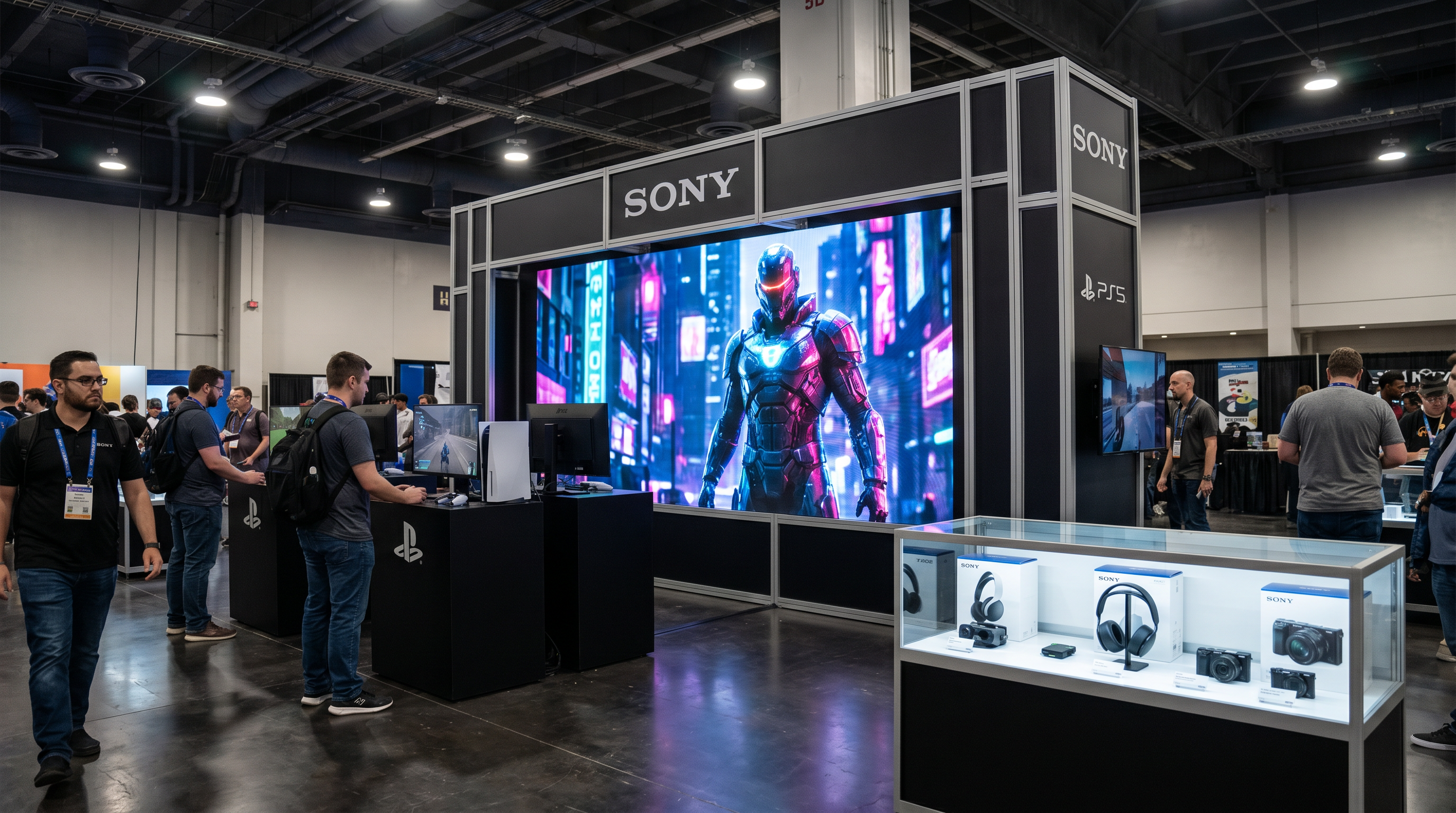 NAPE 10x20 Interactive LED Booth – Technology Companies - LED exhibit thumbnail