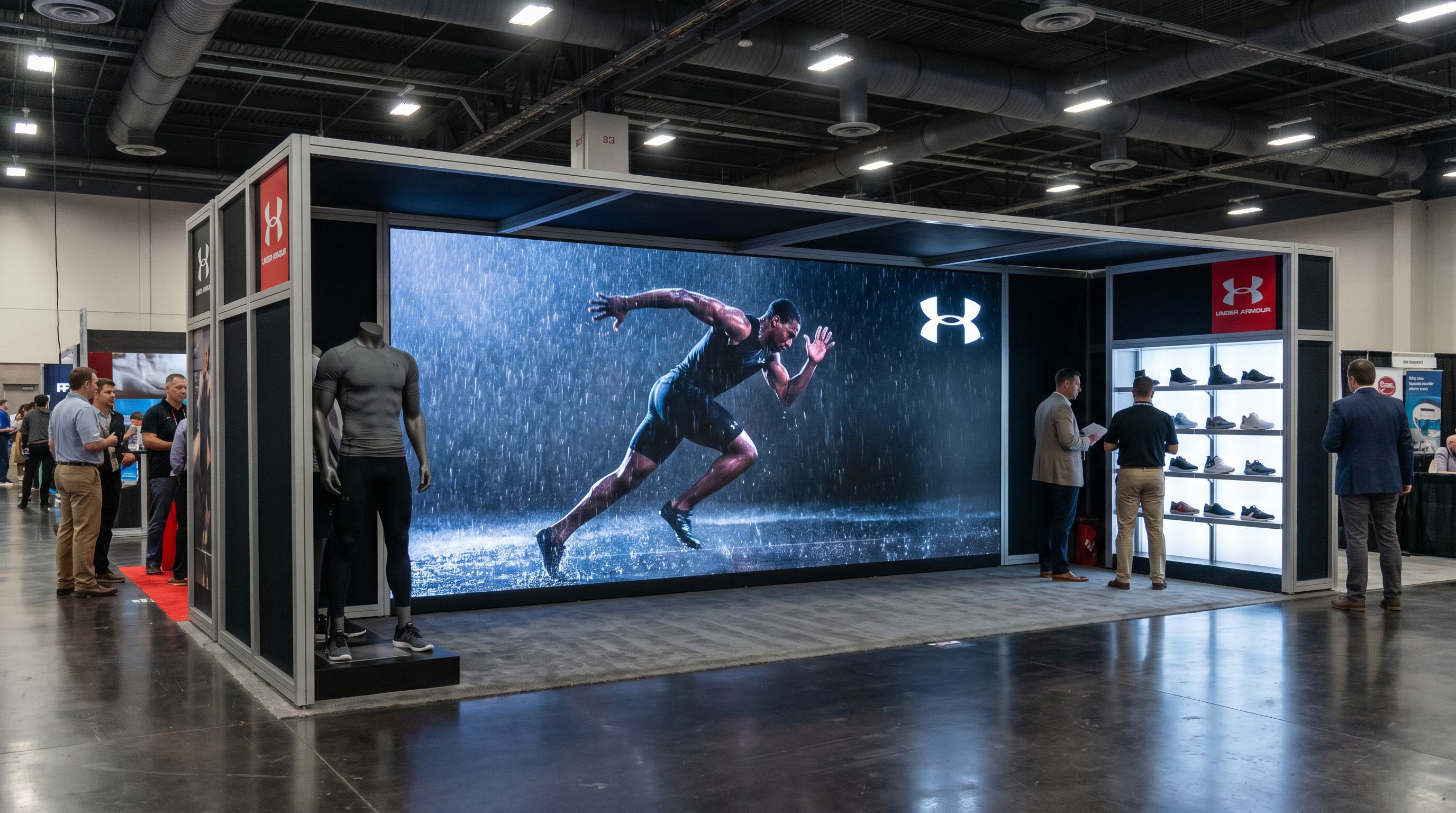 KBIS 10x20 LED Display Exhibit for Technology Companies - LED exhibit thumbnail