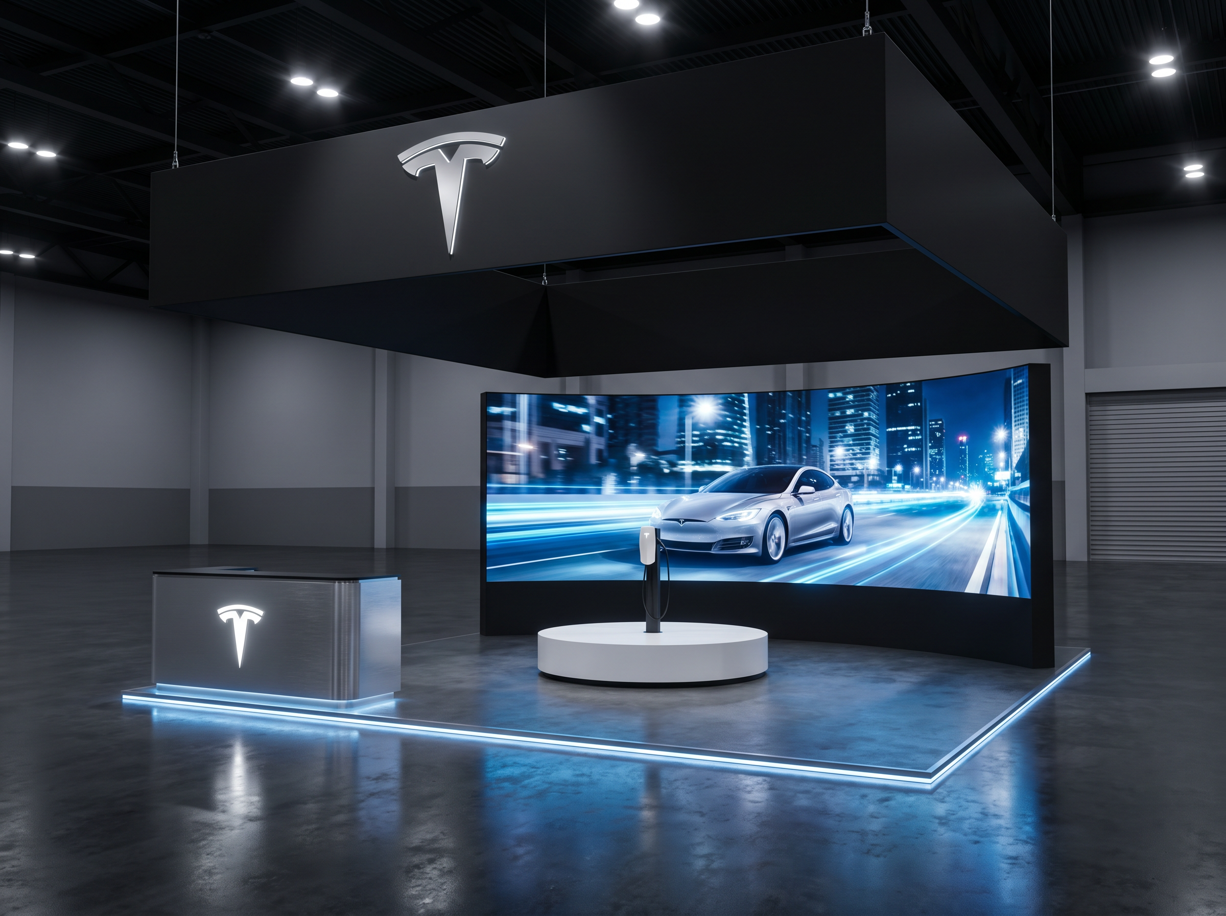 IBS 20x20 LED Video Wall Booth – Technology Companies - LED trade show exhibit rental