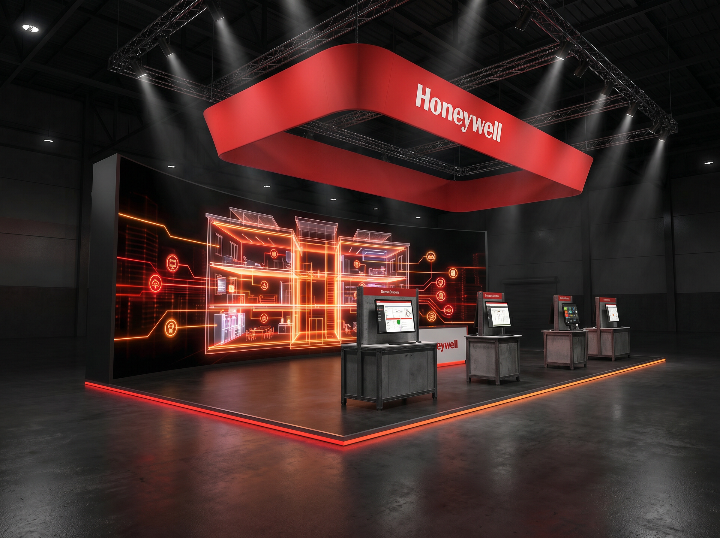 RSA Conference 20x20 LED Video Wall Booth – Energy Companies - LED exhibit thumbnail