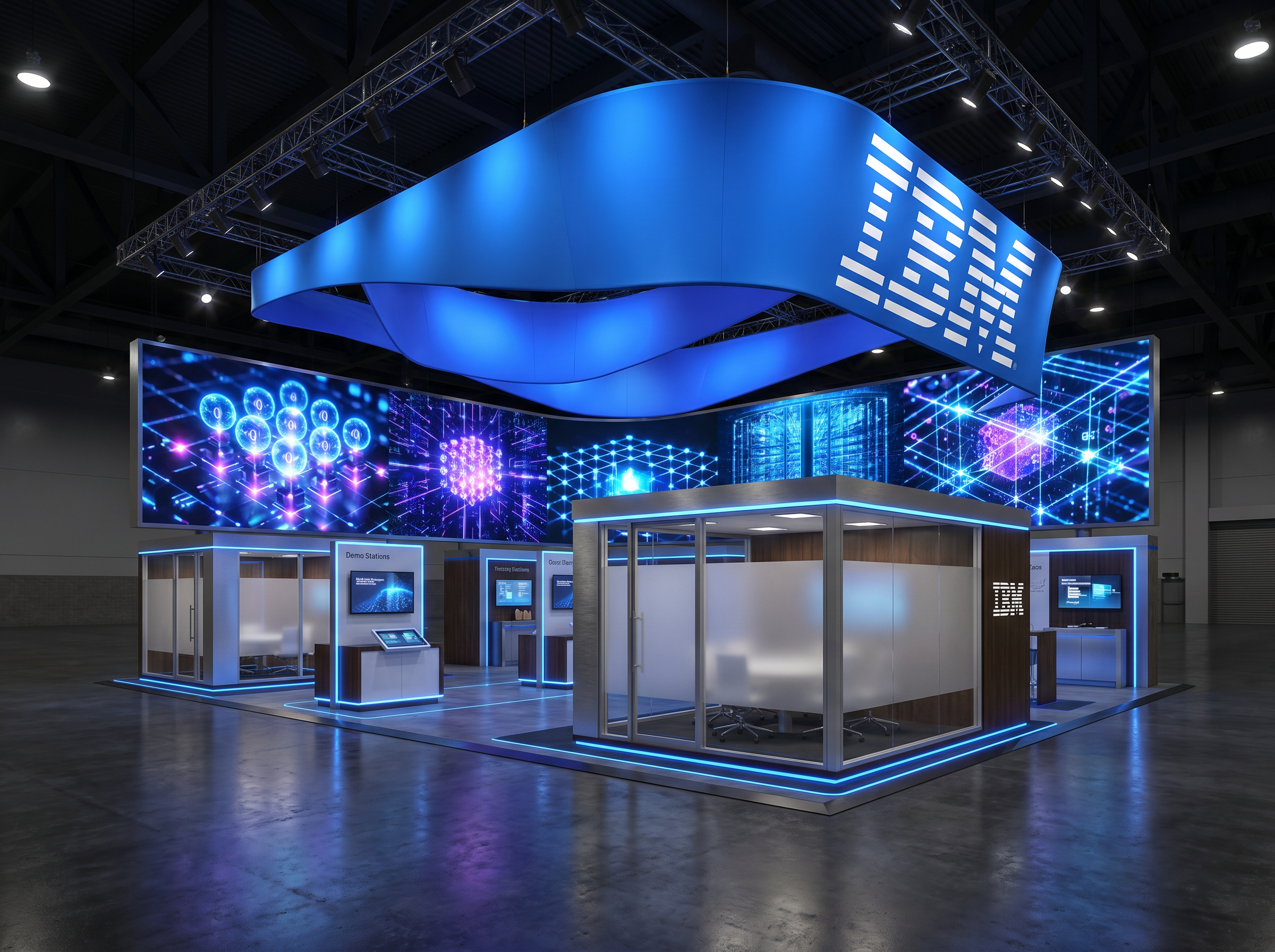 20x30 LED Rental Booth for NAPE Technology Companies - LED booth thumbnail