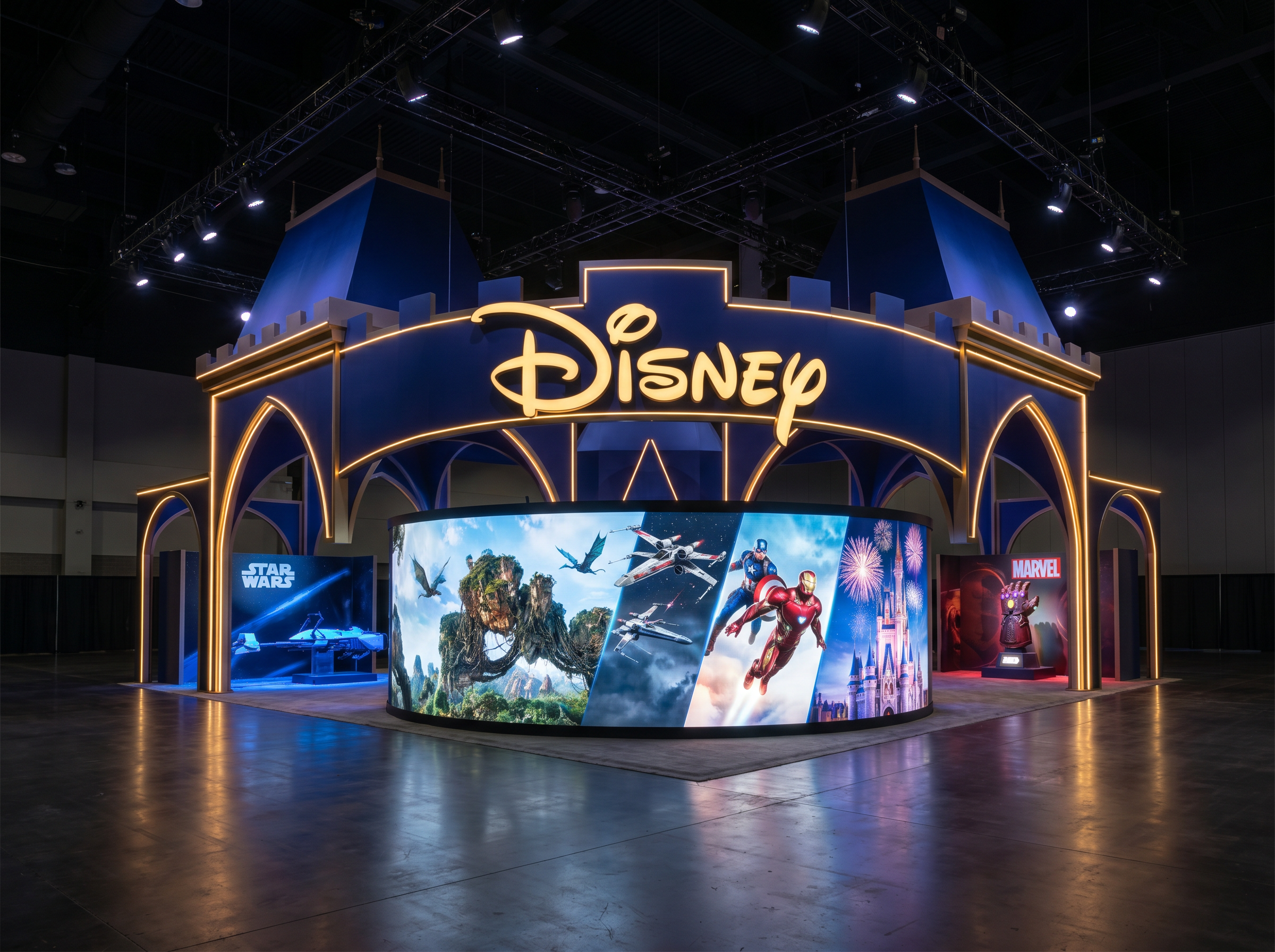 30x30 LED Trade Show Exhibit for JCK in Nashville - LED exhibit thumbnail